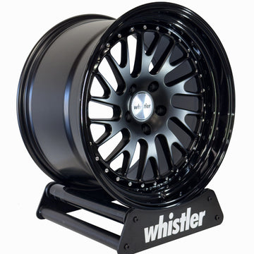 Whistler SK1-T Satin Black Face Gloss Black Lip wheel