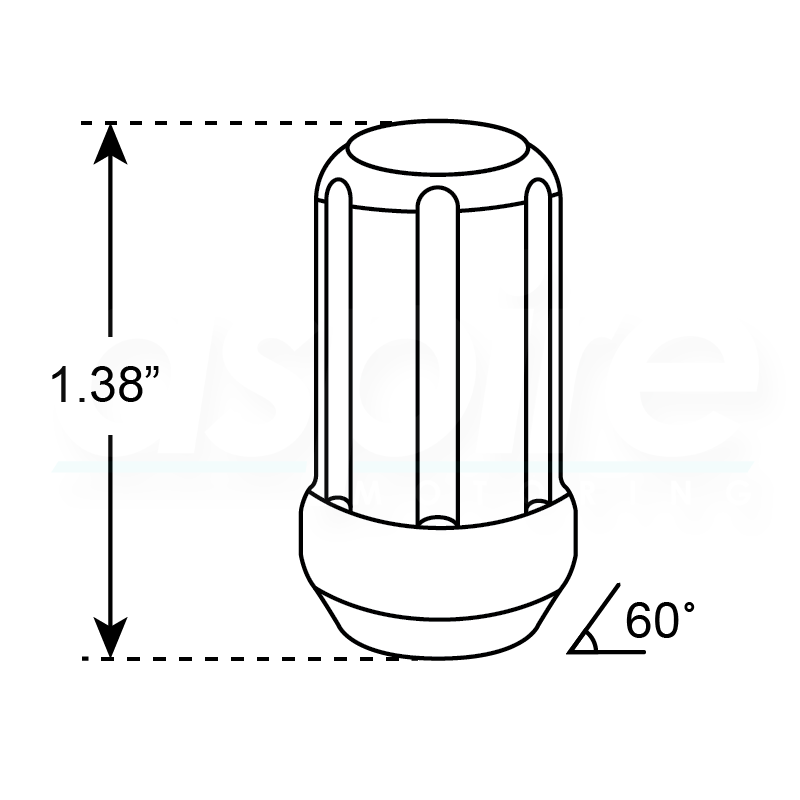 Spline Chrome Lug Nuts - aspire MOTORING