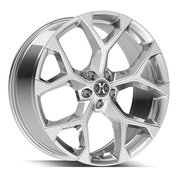 Xcess Wheels X05 5 Flake Chrome - Wheels Outlet