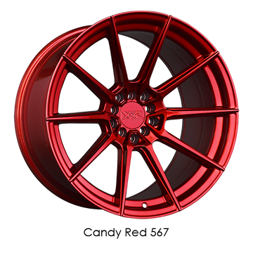 XXR Wheels 567 Candy Red