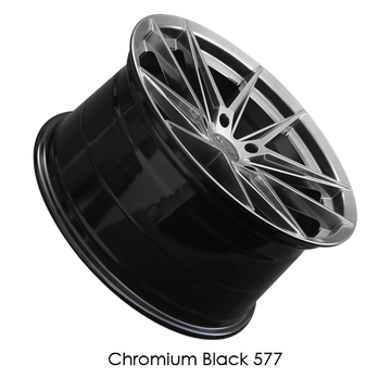 XXR Wheels 577 Chromium Black side view