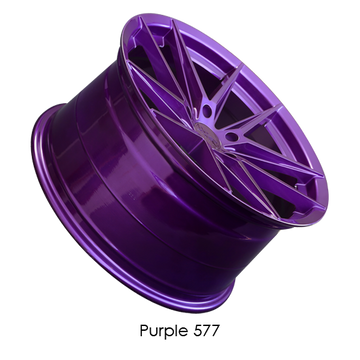 XXR Wheels 577 Purple side view