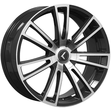Kraze Wheels 183 Spectra Black Machined