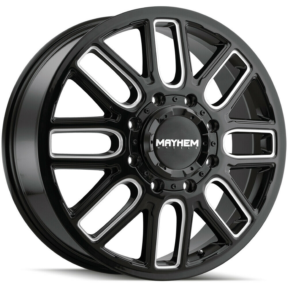 Mayhem Wheels 8107D Cogent Dually Black Milled