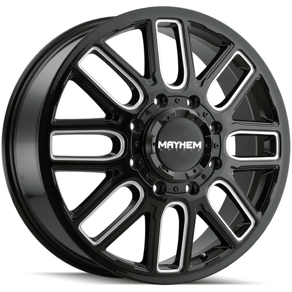 Mayhem Wheels 8107D Cogent Dually Black Milled