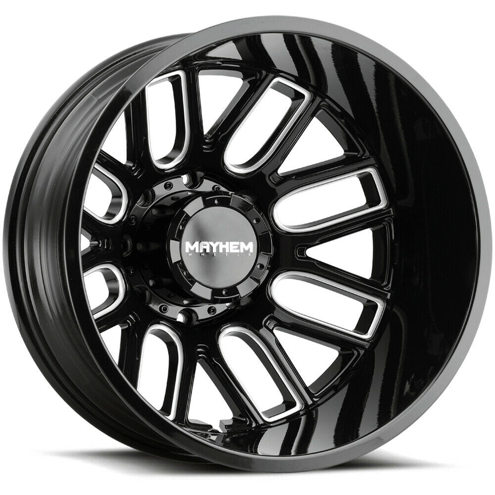 Mayhem Wheels 8107D Cogent Dually Black Milled