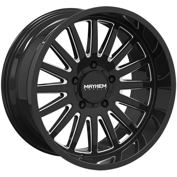 Mayhem Wheels 8114 Utopia Black Milled